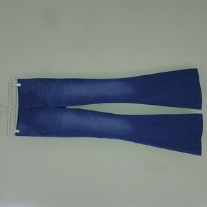 Celebrity Pink Flared Denim Jeans